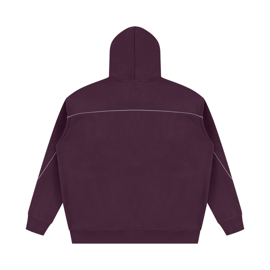 Oversized Logo Fleece Hoodie