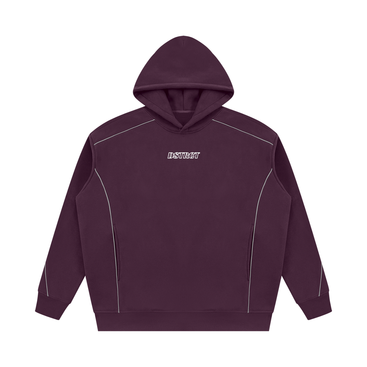 Oversized Logo Fleece Hoodie