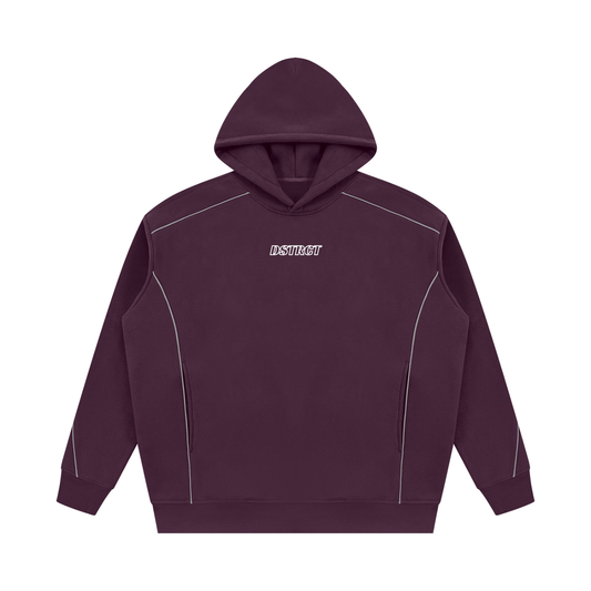 Oversized Logo Fleece Hoodie